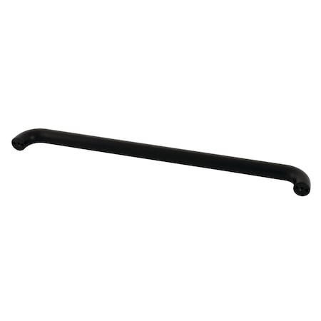 Kingston Brass Traditional DRR214240 Manhattan 24" Grab Bar - Bar Only, Matte Black, 25-1/4" L, 17 ga. Solid Brass DRR214240